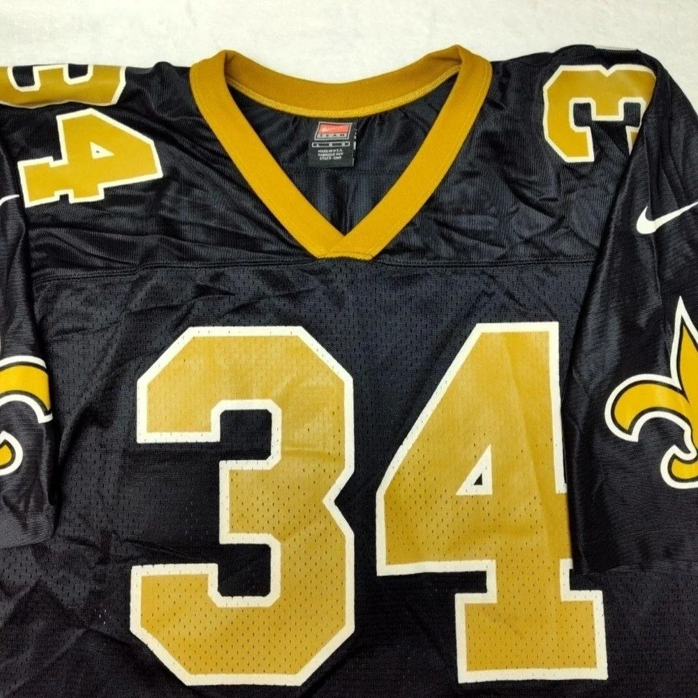 New Orleans Saints Ricky Williams Nike Jersey Mens L Black NFL Football Vintage